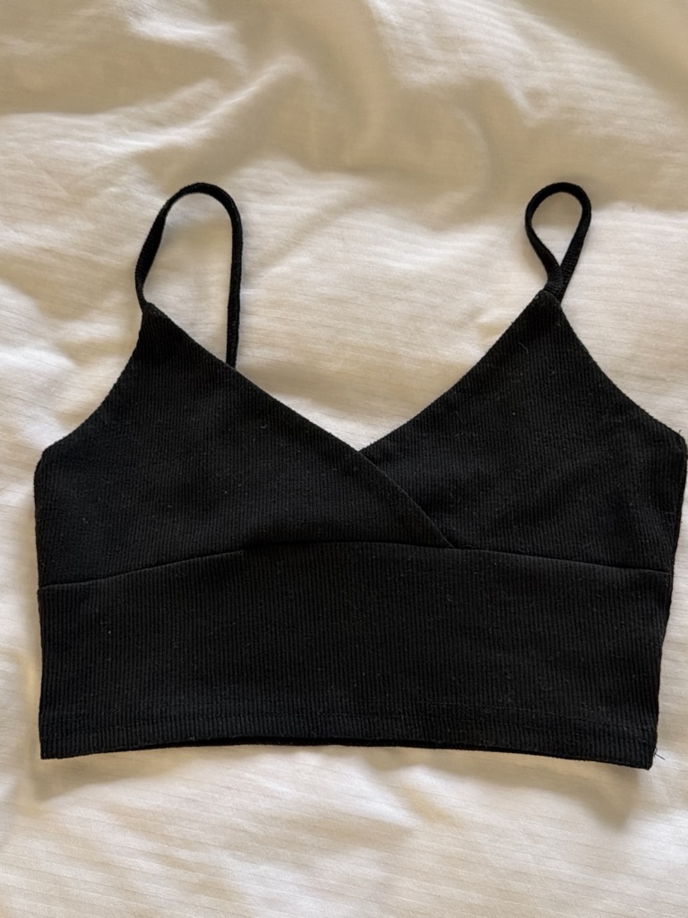 Black Cropped Top